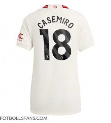 Manchester United Casemiro #18 Replika Tredje Tröja Damer 2023-24 Kortärmad